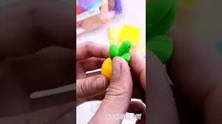 Лепим "Зайку на лужайке" из воздушного пластилина
