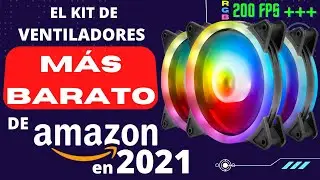 🔴Los VENTILADORES RGB más BONITOS y BARATOS del 2021 para tu 💥PC GAMER💥 (Sahara SR-11)🤓