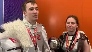 Comiccon Mandalorian warriors