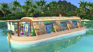 FAMILY HOUSEBOAT - NoCC - Sims 4