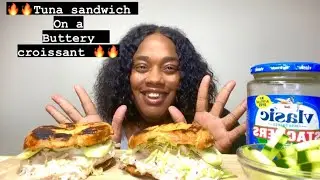 🔥🔥🔥 Ssa TUNA SANDWICH ON  A BUTTERY CROISSANT 🥐