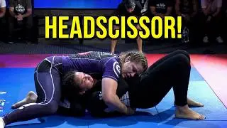 Big Reverse Headscissor - Heavyweight Women's Grappling Match