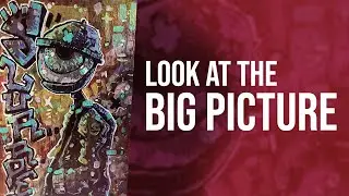 Forget the Small Details. (Eyeball dude paint process.)