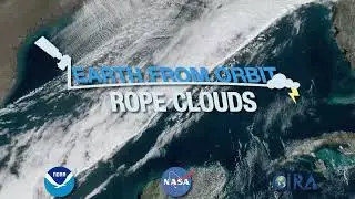 Earth from Orbit: Rope Clouds