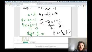 Solving Systems of Equations using the Elimination Technique
