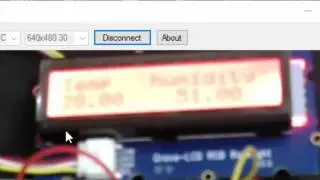 display temperature and humidity data using LCD on Nodemcu (esp8266)