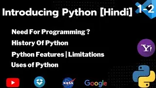 Python Features | Uses | History | Installing Python | Learn Python Programming [Hindi]