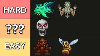 EVERY Terraria Boss Ranked Based on Difficulty