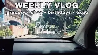 A Weekly Vlog of | Grocery Run, Eraserheads Concert Tix & Franchise Expo
