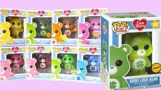 Care Bears Pop Vinyls Including Chase and Flocked Version