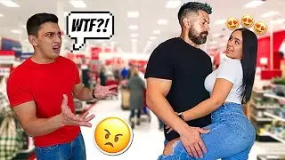 FLIRTING WITH OTHER GUYS IN FRONT OF MY BOYFRIEND!!