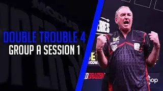 DOUBLE TROUBLE IS HERE!!!🤩🎯 | Live Darts | Double Trouble 4 | Group A Session 1