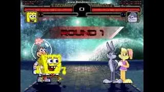 Z Mugen: Spongebob and Sandy vs Bugs Bunny and Lola Bunny