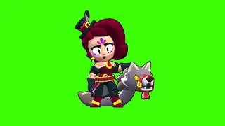LAWLESS LOLA WINNING ANIMATION GREEN SCREEN BRAWL STARS