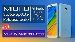 MIUI 10 Global stable update Release date 🇮🇳 Getting smartphones list | MIUI 10 Stable Update