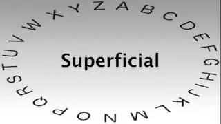 SAT Vocabulary Words and Definitions — Superficial