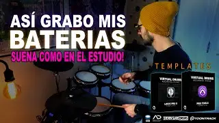 TEMPLATE para grabar BATERIAS VIRTUALES y sonar profesional | Disponible ahora en todos los DAW