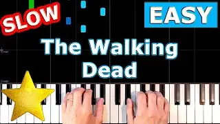 The Walking Dead Theme - SLOW EASY Piano Tutorial