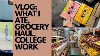 vlog:few days in my life, what I eat as a college student at home during winter break, finals season