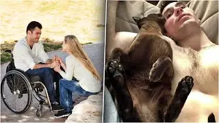 Она привела в дом инвалида … И вот однажды кот залез к парню под одеяло. Решила сама взглянуть – ОГО