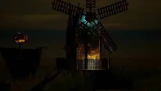 Unreal engine 5||Halloween and windmill cinematic environment||