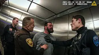 Tough Guy Gets a Reality Check After Kicking Police