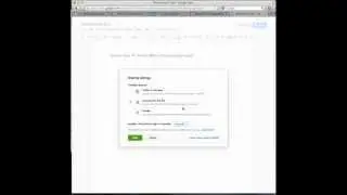 Google Docs Sharing Demo: Allow Anyone With The Link To Edit