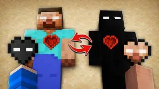 I Swapped Scary Monster HEARTS in Minecraft..