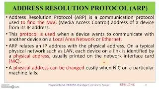 MODULE 4 - TOPIC 2 - ARP