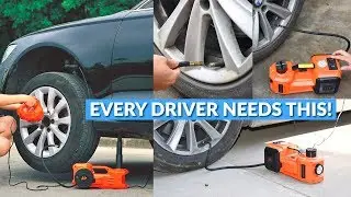 Incredible 3-in-1 Emergency Electric Car Jack
