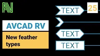 AVCAD RV - AVCAD for Revit - New feather types