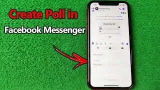 How to Create Poll in Facebook Messenger Group | Full Guide