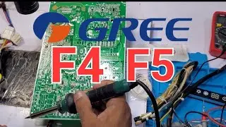 GREE DC INVERTER AC ERROR CODE F4 ERROR CODE F5 