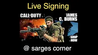 Sarge's Corner Live Signing