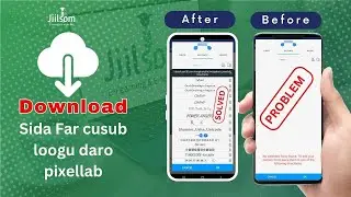 Sida far cusub loogu soo daro Application ka pixellab || How to add pixellab new font