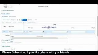 Define orchestration process in Oracle Fusion