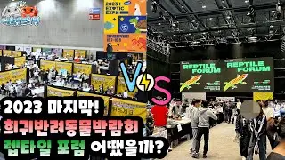 2023 희귀반려동물 박람회 VS 렙타일 포럼 어디 갈까요? Exotic Animal Expo and reptile Forum