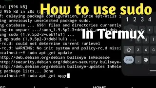How to Use Sudo Commonds In Termux Without Root Phone