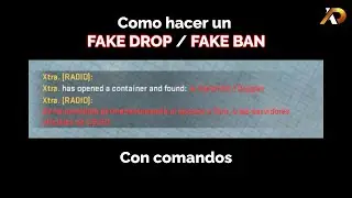COMO HACER UN FAKE DROP / FAKE BAN CON COMANDOS