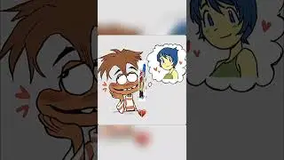 Whom Does Joy Love🫣ANXIETY VS ANGER🥰😍INSIDE OUT ANIMATION😘#joy #insideout #anger #anxiety #animation