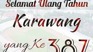 Selamat ulang tahun Kota Karawang ke 387, #penarilelakijaipong
