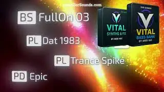 Bass Bank | Synths & FX | Vital Presets | Andi Vax – Vital Presets for House, Techno & Trance
