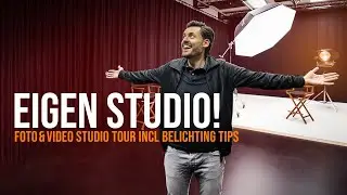 STUDIO TOUR & Belichting tips voor FOTO/VIDEO! (4K)