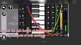 Making A Beat In Hexen Modular Synth From Scratch (full tutorial)