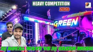 Dj Green Music Vs Dj Royal Wave Face To Face Competition 2020😱😱 Full HD | Saraswati Puja Bhasani