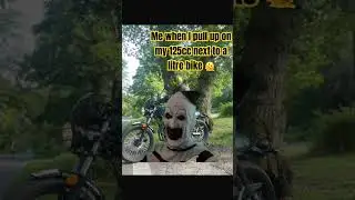 Me when I pull up next to a litre bike…