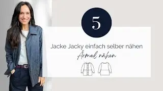 Jacken Ärmel Manschetten nähen (Schnittmuster Jacky)