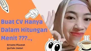 Cara membuat CV di Handphone dengan mudah dan cepat !!!