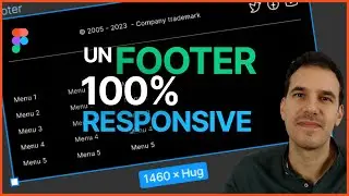 Figma: un footer 100% responsive