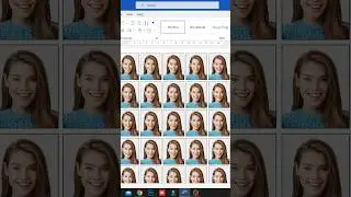How to Create Passport Size Photo in MS Word. #photo #laptop #shorts #viral #reels